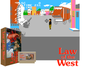 Law of the West (J) (FMG Pirate) [p] Cover